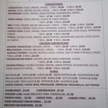 Hoosiers Daddy - Menu - Bars Near Me - New Castle, Indiana