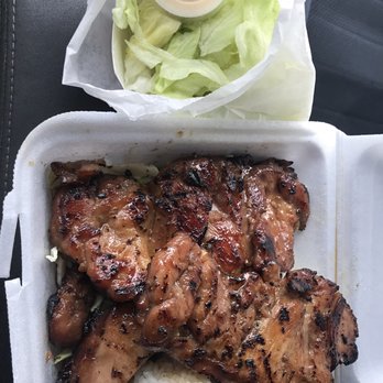 Bob's Bar-B-Que - Teri chicken, wrice, and side toss greens. BANGIN! Jus how we like em small kine papaa. Oh extra sauce. Great service nice and quick today. - Barbeque Near Me - Honolulu, Hawaii