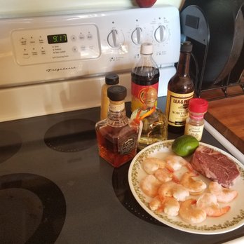 Carolina Butcher Shop - Filet mignon and shrimp (before) - Butcher Near Me - Angier, North Carolina