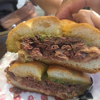 Mercato Centrale - The beef tripe/stomach sandwich - Food Court Near Me - Florence, FI Mercato Centrale - The beef tripe/stomach sandwich - Food Court Near Me - Florence, FI