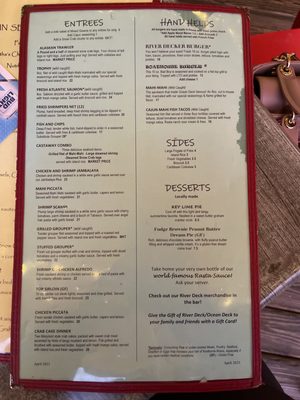 Menu photo 7 River Deck New Smyrna Beach, FL