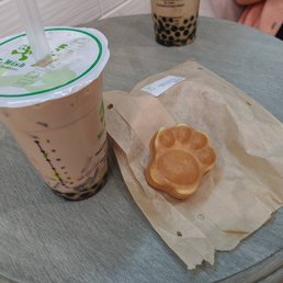 3Q Milk Tea and Custard Paw 3Q Milk Tea and Custard Paw