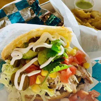Bar Granada - Build your own Arepas...chicken...all the veggies  & white feta - Bars Near Me - Dayton, Ohio