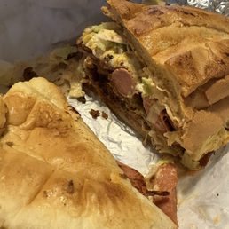 All of the yummy goodness inside.