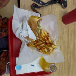 classic cheeseburger and fries classic cheeseburger and fries