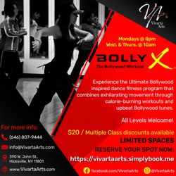 Vivarta Arts - BollyX workouts are here! Register at: https//VivartaArts.simply book.me