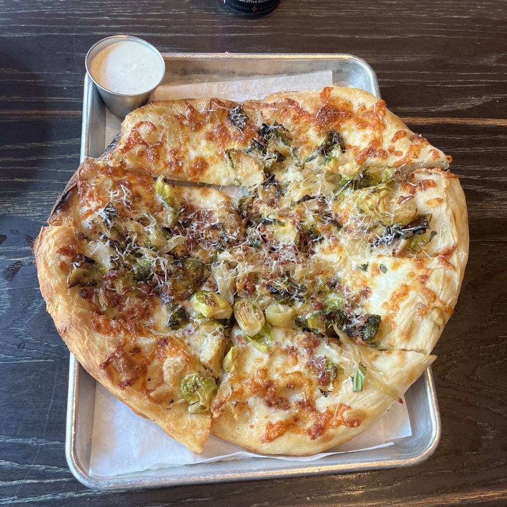 The Stillery - Artichoke pizza - New American Near Me - Nashville, Tennessee The Stillery - Artichoke pizza - New American Near Me - Nashville, Tennessee