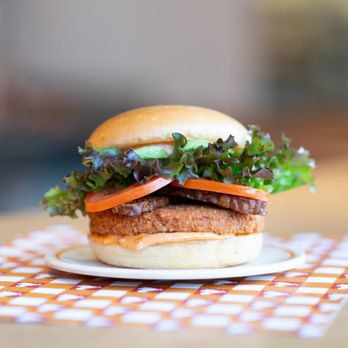 Next Level Clucker - a burger on a plate - Vegan Near Me - Lake Oswego, Oregon Next Level Clucker - a burger on a plate - Vegan Near Me - Lake Oswego, Oregon