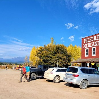 Polebridge Mercantile - two people standing in front of a polebridge motel - Bakeries Near Me - Polebridge, Montana Polebridge Mercantile - two people standing in front of a polebridge motel - Bakeries Near Me - Polebridge, Montana