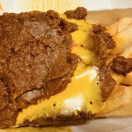 Chili Cheese Fries looked like a mess but delicious Chili Cheese Fries looked like a mess but delicious