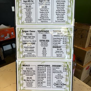 Ragin’ Boba - Menu - Bubble Tea Near Me - Oxnard, California