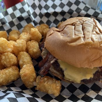 The Nighthawk - The Nighthawk Bacon Cheeseburger and tater tots - Bars Near Me - Honolulu, Hawaii The Nighthawk - The Nighthawk Bacon Cheeseburger and tater tots - Bars Near Me - Honolulu, Hawaii