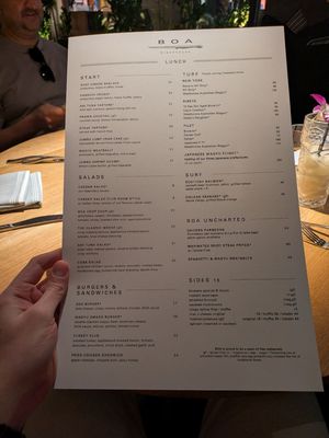 Menu photo 3 BOA Steakhouse Las Vegas, NV Menu photo 3 BOA Steakhouse Las Vegas, NV