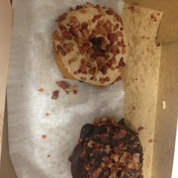 Duck Donuts - Peanut better dipped with bacon and chocolate coated with bacon -- #duckdonuts - Donuts Near Me - Virginia Beach, Virginia Duck Donuts - Peanut better dipped with bacon and chocolate coated with bacon -- #duckdonuts - Donuts Near Me - Virginia Beach, Virginia