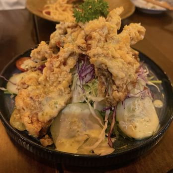 Izakaya Noname - Soft Shell Crab Tempura Salad - Tapas/Small Plates Near Me - Queens, New York