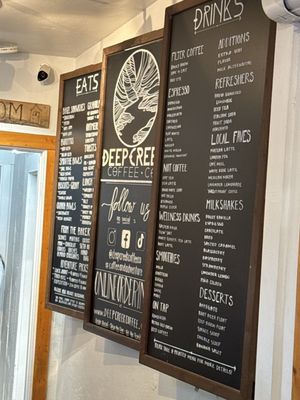 Menu photo 5 Deep Creek Coffee Company Springdale, UT