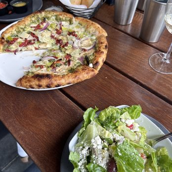 Oscar's Brewing Company - Italian stallion pizza and Greek salad - American Near Me - Temecula, California Oscar's Brewing Company - Italian stallion pizza and Greek salad - American Near Me - Temecula, California