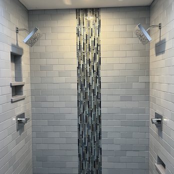 8 Inch Nails Construction - Brand new tilled shower with dual shower heads. - General Contractors Near Me - Tigard, Oregon 8 Inch Nails Construction - Brand new tilled shower with dual shower heads. - General Contractors Near Me - Tigard, Oregon