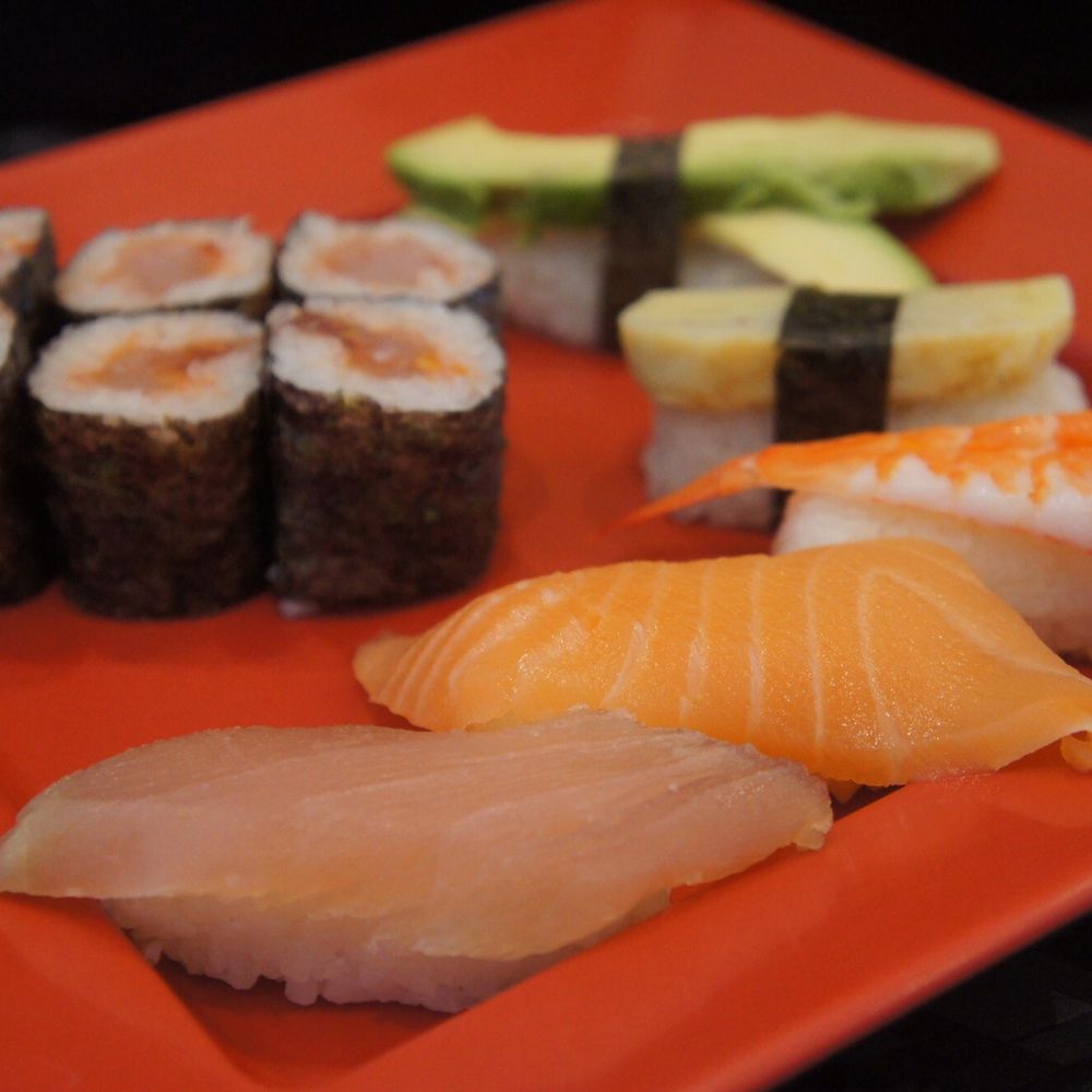 Toyo Sushi - Closeup of nigiri - Japanese Near Me - Edmonton, Alberta Toyo Sushi - Closeup of nigiri - Japanese Near Me - Edmonton, Alberta