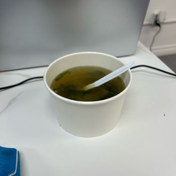 Moncha Cafe - Owner hooked it up with some miso soup in the pouring rain! - Bubble Tea Near Me - Rosemead, California