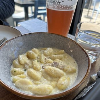 Doppio Zero Campbell - Gnocchi and Blood Orange Beer - Italian Near Me - Campbell, California