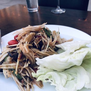 Naree Thai Restaurant - Papaya salad with anchovy's sauce and crab.. - Thai Near Me - Long Beach, California Naree Thai Restaurant - Papaya salad with anchovy's sauce and crab.. - Thai Near Me - Long Beach, California