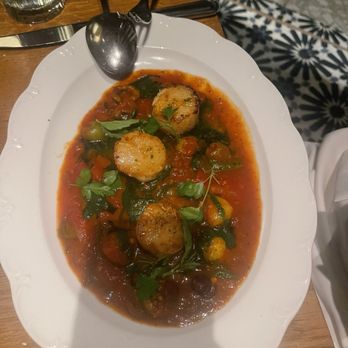 LAVO - Scallops alla Puttanesca - Italian Near Me - West Hollywood, California LAVO - Scallops alla Puttanesca - Italian Near Me - West Hollywood, California