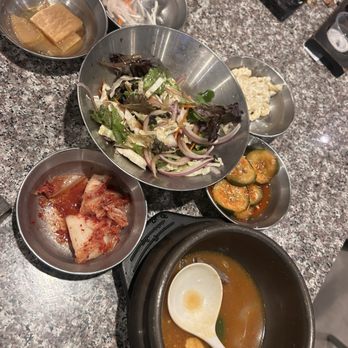 Moo Woo Korean BBQ - Salad Soup Banchan - Korean Near Me - Las Vegas, Nevada Moo Woo Korean BBQ - Salad Soup Banchan - Korean Near Me - Las Vegas, Nevada