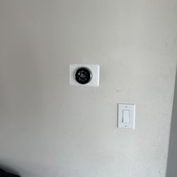 C&R Mechanical Specialist - Yes my wall could use some new paint but look at that thermostat!