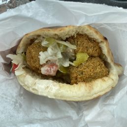 Falafel - not spicy.