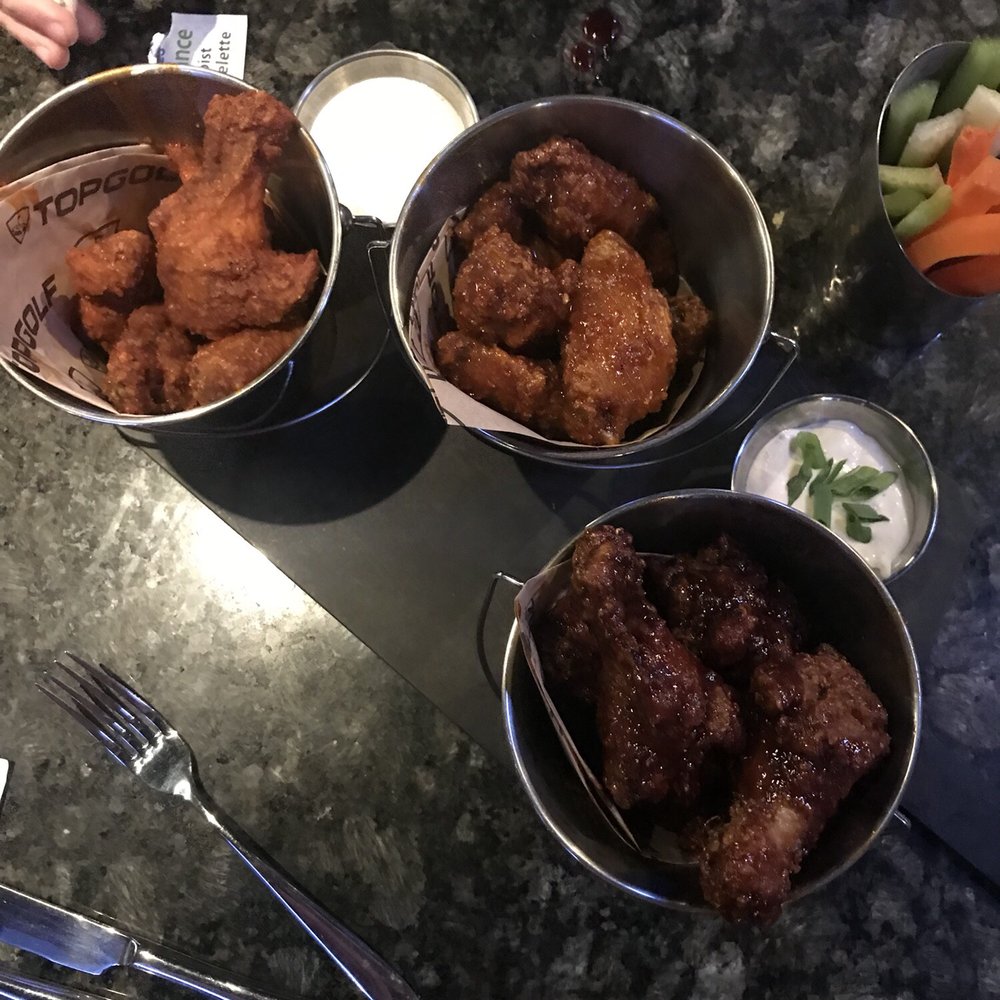 Topgolf - Three flavors of wings - Sports Bars Near Me - Midvale, Utah Topgolf - Three flavors of wings - Sports Bars Near Me - Midvale, Utah