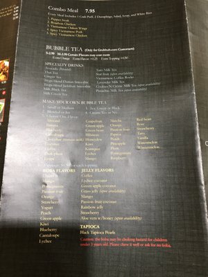 Menu photo 1 Pho.com Suwanee, GA