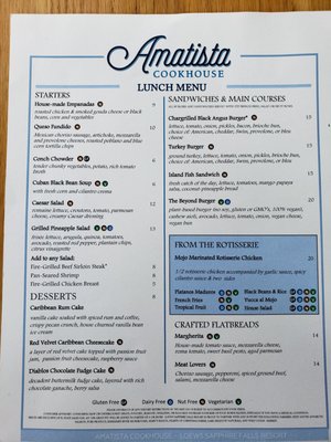 Menu photo 7 Amatista Cookhouse Orlando, FL