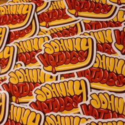 Johnny Hot Dogs - logo by @briggzillustrations