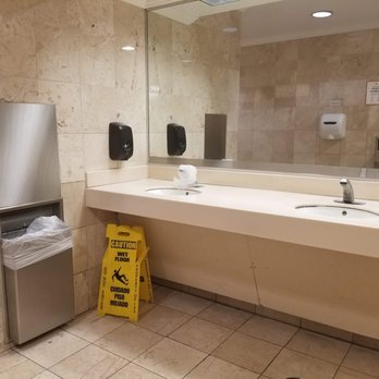 Macy's - Macy's Valley Fair - 2nd floor women's room ; left sink out of order ; middle sink full of water, not draining ; right sink works yay - Department Stores Near Me - Santa Clara, California