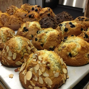 BJ Cinnamon - Variety of muffins fresh out of the oven. - Bakeries Near Me - Folsom, California