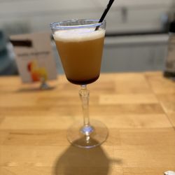 Pineapple upside down cocktail