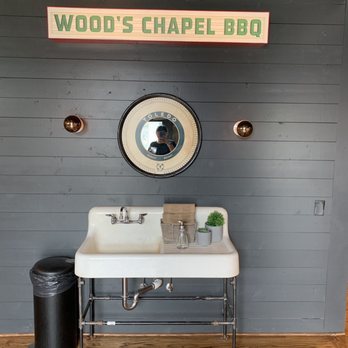 Wood's Chapel BBQ - How cute, thoughtful and earth friendly. A spot to wash those sticky BBQ hands. - Barbeque Near Me - Atlanta, Georgia Wood's Chapel BBQ - How cute, thoughtful and earth friendly. A spot to wash those sticky BBQ hands. - Barbeque Near Me - Atlanta, Georgia