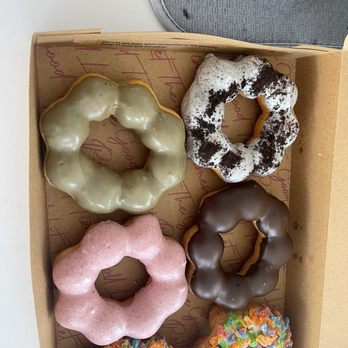 Good Times Donut - Cookies and Cream Mochi Donut, Milk Chocolate Mochi Donut, Fruity Pebble Mochi Donut, Matcha Mochi Donut - Donuts Near Me - Plano, Texas