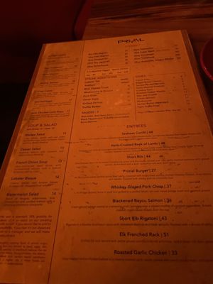Menu photo 1 Primal Steakhouse The Colony, TX Menu photo 1 Primal Steakhouse The Colony, TX