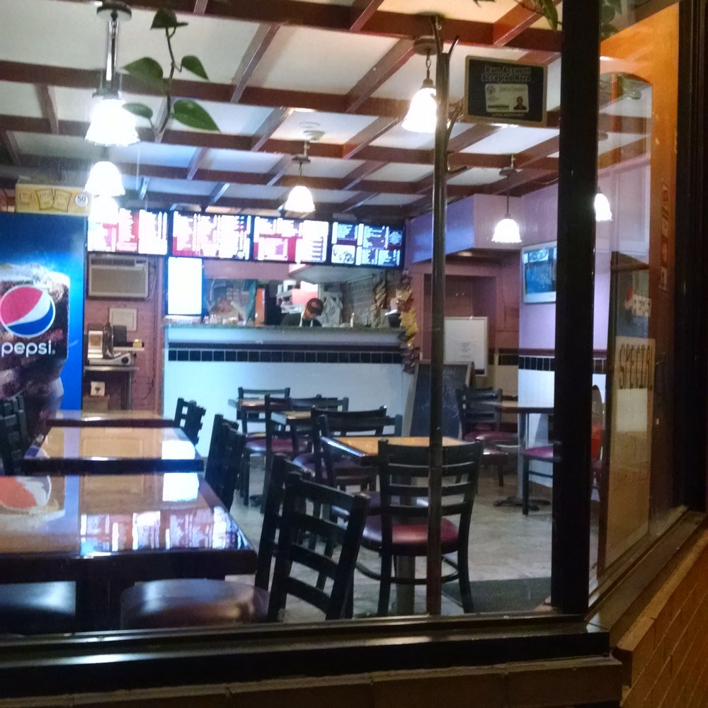Interior seating area. Clean and casual. Interior seating area. Clean and casual.