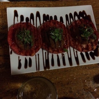 Martin Fierro Restaurant - Fried cheese and heirloom tomatoes appetizer. Filling enough to be an entree. - Steakhouses Near Me - Naples, Florida Martin Fierro Restaurant - Fried cheese and heirloom tomatoes appetizer. Filling enough to be an entree. - Steakhouses Near Me - Naples, Florida