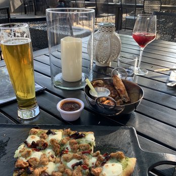 The Press Wine Bar - Flat bread and chicken wings. - Wine Bars Near Me - Tracy, California The Press Wine Bar - Flat bread and chicken wings. - Wine Bars Near Me - Tracy, California