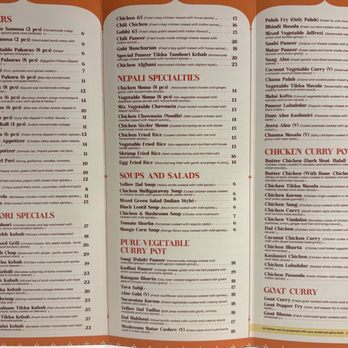 Moti Mahal - Menu - Indian Near Me - Irvine, California