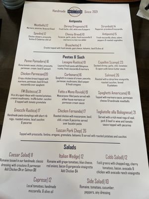 Menu photo 1 Fatto A Mano Pizzeria Greenville, TX Menu photo 1 Fatto A Mano Pizzeria Greenville, TX