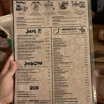 Kemuri Tatsu-ya - Menu - Izakaya Near Me - Austin, Texas