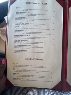 Menu photo 1 Scott's Seafood Oakland, CA
