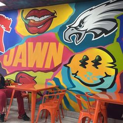 Nanu’s Hot Chicken - Wall inside the restaurant