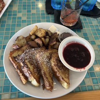Noosa Beach Grill - French toast with mixed berry compote - American Near Me - Kill Devil Hills, North Carolina Noosa Beach Grill - French toast with mixed berry compote - American Near Me - Kill Devil Hills, North Carolina