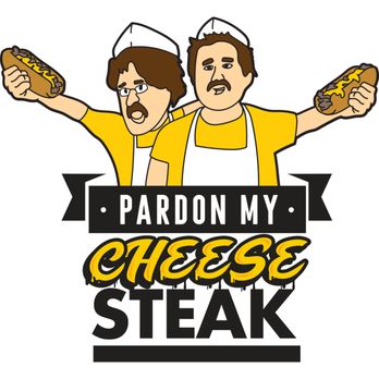 Pardon My Cheesesteak - two men holding hotdogs - Food Delivery Services Near Me - North Andover, Massachusetts Pardon My Cheesesteak - two men holding hotdogs - Food Delivery Services Near Me - North Andover, Massachusetts
